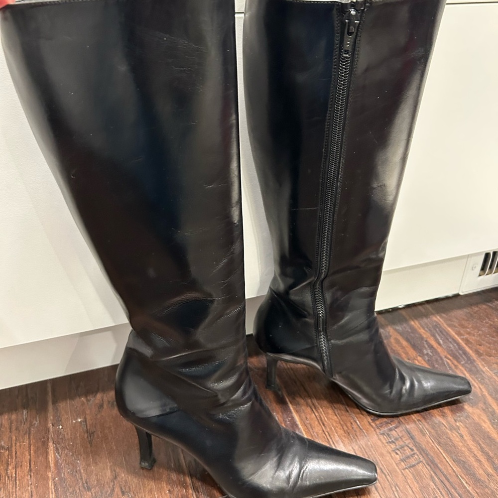 Stuart Weitzman Trophy calf boots